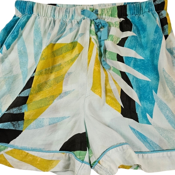 Stars Above Sleep Shorts Women's, Size Sm Blue Multicolor, Elastic Waist - Picture 4 of 8